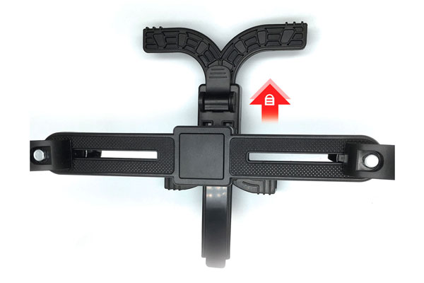 Автомобильный держатель планшета на подголовник ZiPOWER PM6619 для планшетов высотой 122–240 мм